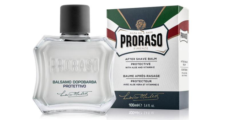 proraso protective formula after shave balm and box