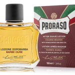 proraso aftershave lotion bottle with box coarse beard formula