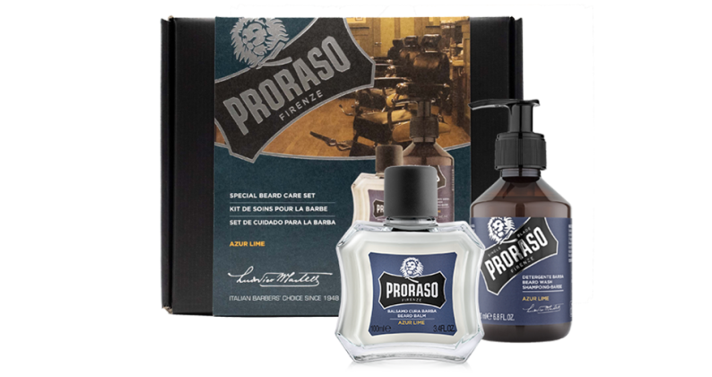 Proraso Special Beard Care Box in Azur Lime including Beard Wash and Beard Balm